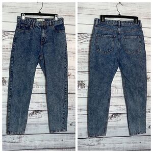 Vintage Bershka Denim Womens size 6 Y2K  Mom jeans Stone Wash